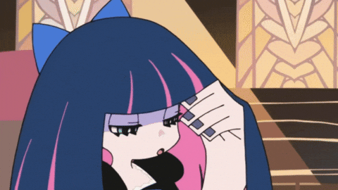 Panty And Stocking Eating GIF