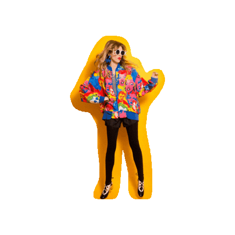 retmod girl fashion retmod phatmod Sticker