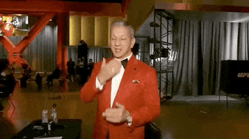 Bruce Buffer Thank You GIF by UFC