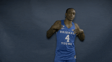 Byu Basketball Gocougs GIF by BYU Cougars