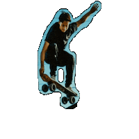 Skateboarding Skater Sticker by shopbonzis