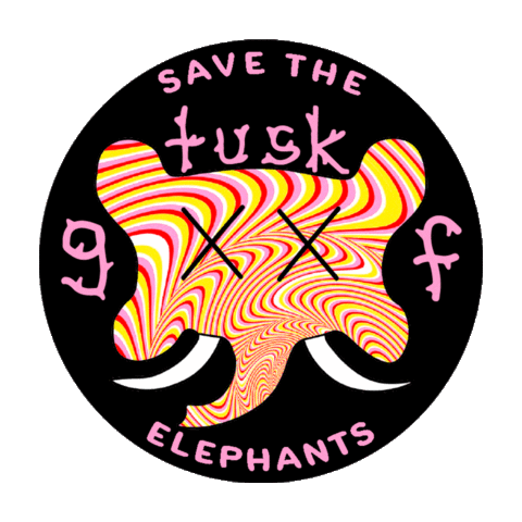 Gilligan_Faust sticker elephant gf elephants Sticker