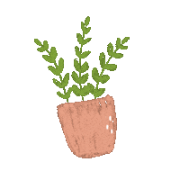 Plant Sticker by Capachitos