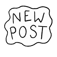 New Post Sticker by Lizz Lunney