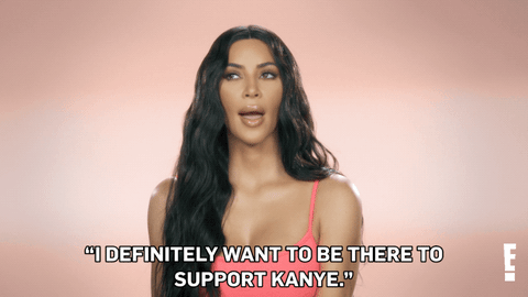 kim kardashian support GIF by E!