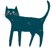 Cat Halloween Sticker