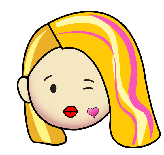 I Love You Hearts Sticker by Moxies