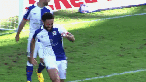 Celebration Goal GIF by Blackburn Rovers