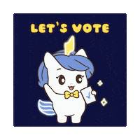 Vote Now Election Day Sticker by Brave Unicorn