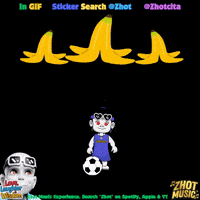 Tumbling Down Banana Peel GIF by Zhot Music