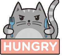 Angry Fat Cat Sticker by Meowingtons