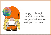 Happy Birthday Gnome GIF