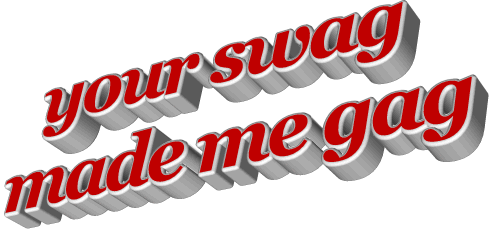 swag gag Sticker by AnimatedText