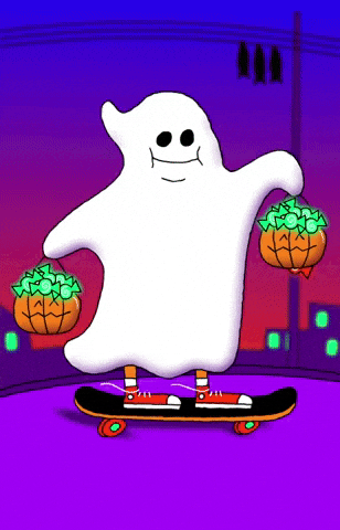 Skating Trick Or Treat GIF by Juan Billy