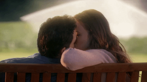 lacey chabert kiss GIF by Hallmark Channel