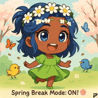 Spring Break Double Buns GIF by Persona
