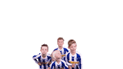 Voetbalvereniging_Scherpenzeel sport voetbal bal blauwwit Sticker