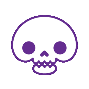 Eyes Skull Sticker by 100% Soft