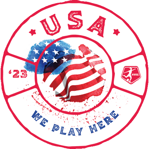 United States Of America Sticker Sticker by National Women's Soccer League