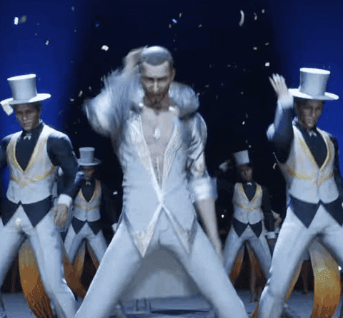 Nyunamue giphyupload dance cock grab GIF