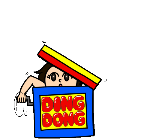 robeastx giphyupload art twitch ding dong Sticker
