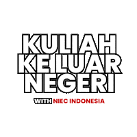 niecindonesia study abroad wef kuliah niec Sticker