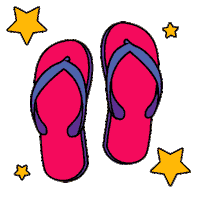 UnknownArtist298 hot pink yeah beach Sticker