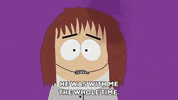 shock shelly marsh GIF by South Park 