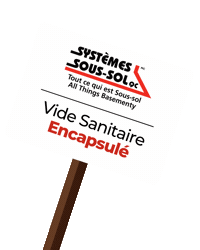 Crawlspace Encapsulation Sticker by Systemes Sous-Sol Québec