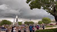 Funnel-Shaped Cloud Looms Over Disney World