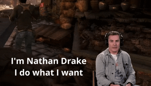 RETROREPLAY giphyupload nolan north retro replay nathan drake GIF
