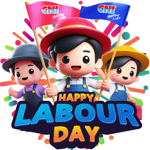 Happy Labor Day Sticker by CNI