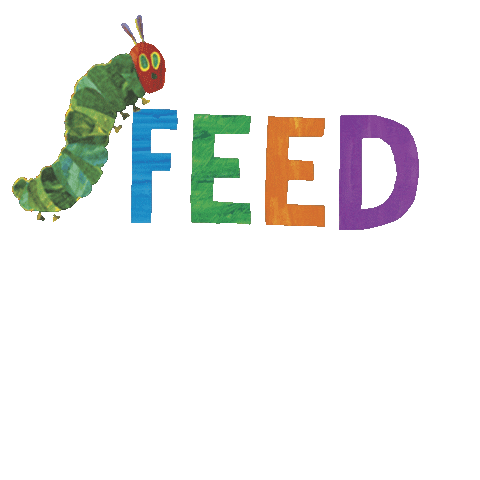 PenguinKids hungry hangry feedme very hungry caterpillar Sticker