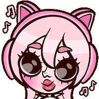 Pink Chibi Sticker