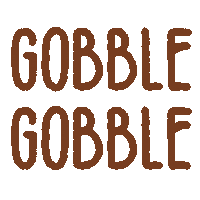 Thanks Giving Illustration Sticker