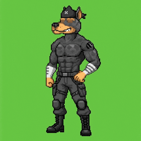 Dog Saluting GIF by SkyDog Social