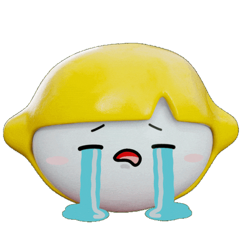 Sad Cry Sticker