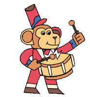Monkey Lego Sticker