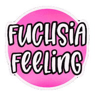 fuchsiafeeling fuchsia feeling fuchsiafeeling fuchsia feeling logo Sticker