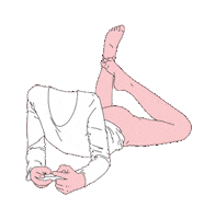 the internet phone Sticker by Hardly Art