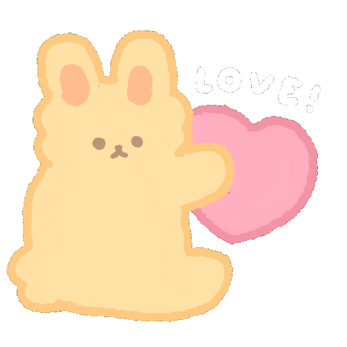 Love You Bunny Sticker