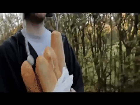 Buvosvolgy giphygifmaker shopping bag baguette grocery bag GIF