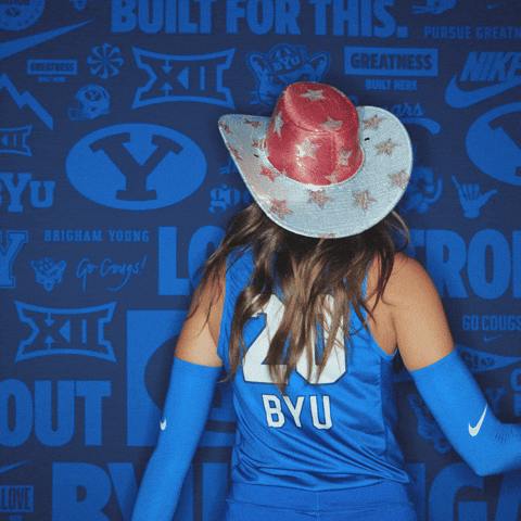 Ncaa Volleyball Go Cougs GIF by BYU Cougars