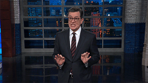 donald trump GIF by The Late Show With Stephen Colbert