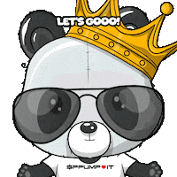 Happy Lets Go Sticker by PandaPals