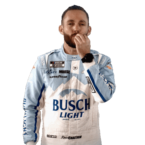 Ross Chastain Chefs Kiss Sticker by Busch Beer