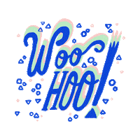 triangirls happy amazing woohoo woo hoo Sticker