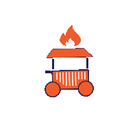 baraimaji fire api bara umkm Sticker