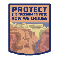 Grand Canyon Vote Sticker by Creative Courage
