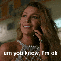 How Are You Ok GIF by Blake Lively Fan